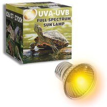 Bild im Galerie-Viewer laden, UVB 3.0 25W und 50W Lampe - Vollspektrum Sonnenlicht für Reptilien und Amphibien