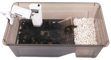 Bild im Galerie-Viewer laden, Wassertank für Wasserschildkröten mit Trockenzone – Vollständiger, belüfteter und leicht zu reinigender Lebensraum